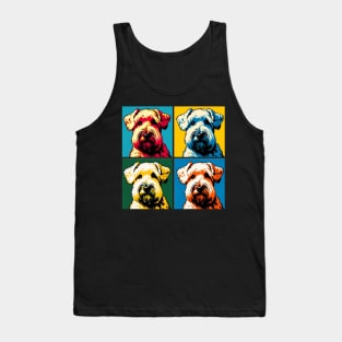 Soft Coated Wheaten Terrier Pop Art - Dog Lovers Tank Top